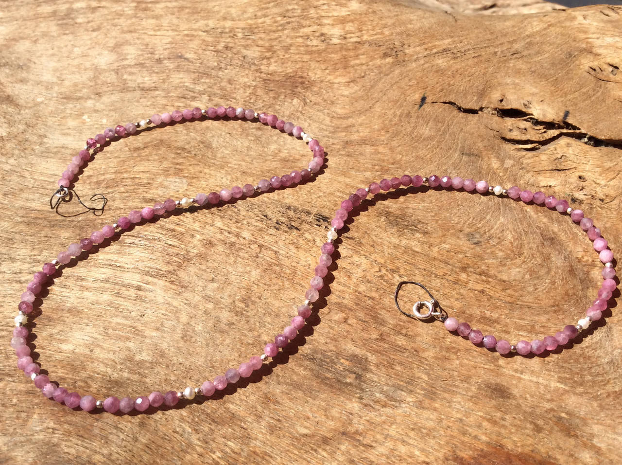 Pink Turmalin Kette